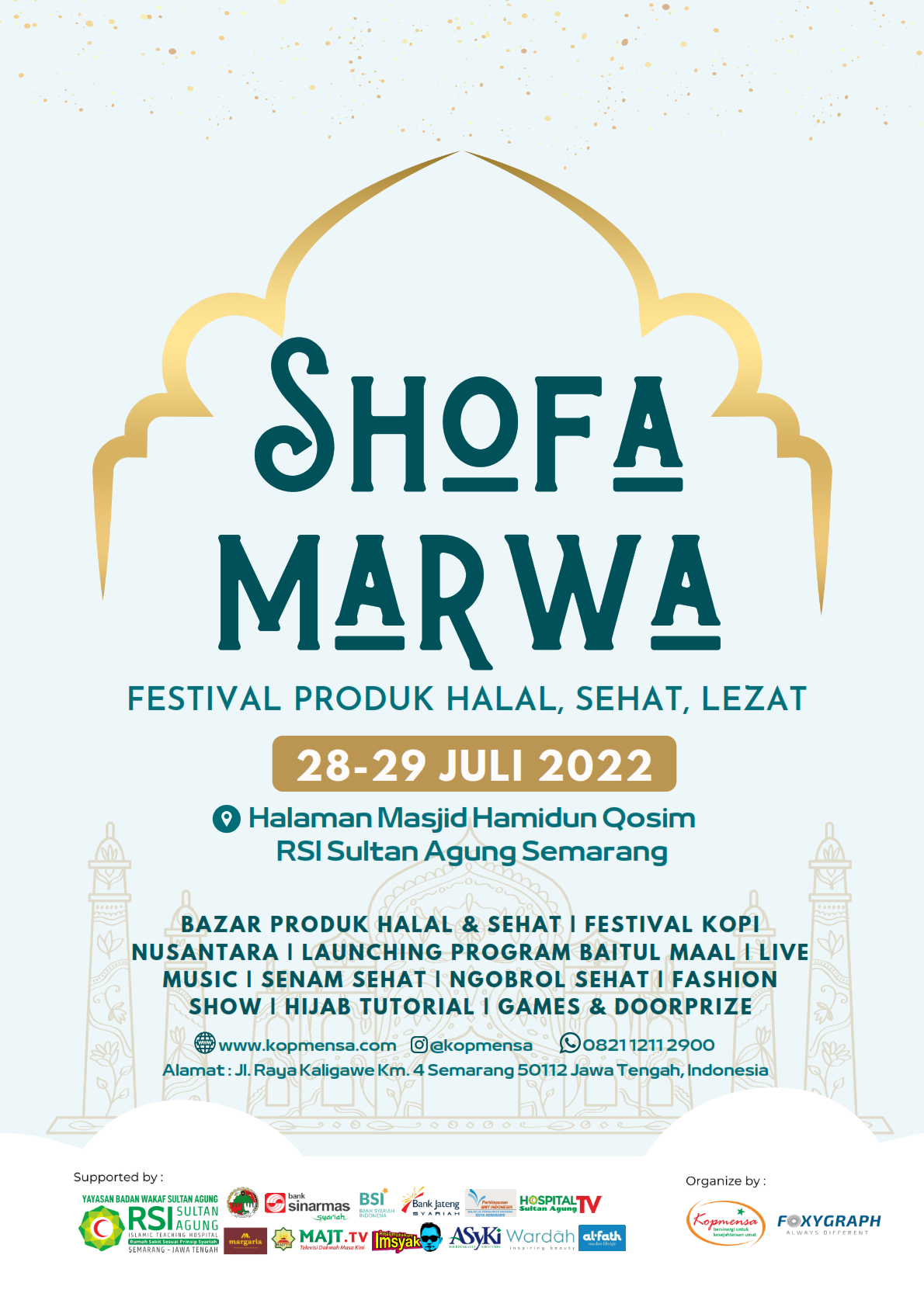 Festival Shofa Marwa, Festival Produk Halal, Sehat, dan Lezat Persembahan Kopmensa